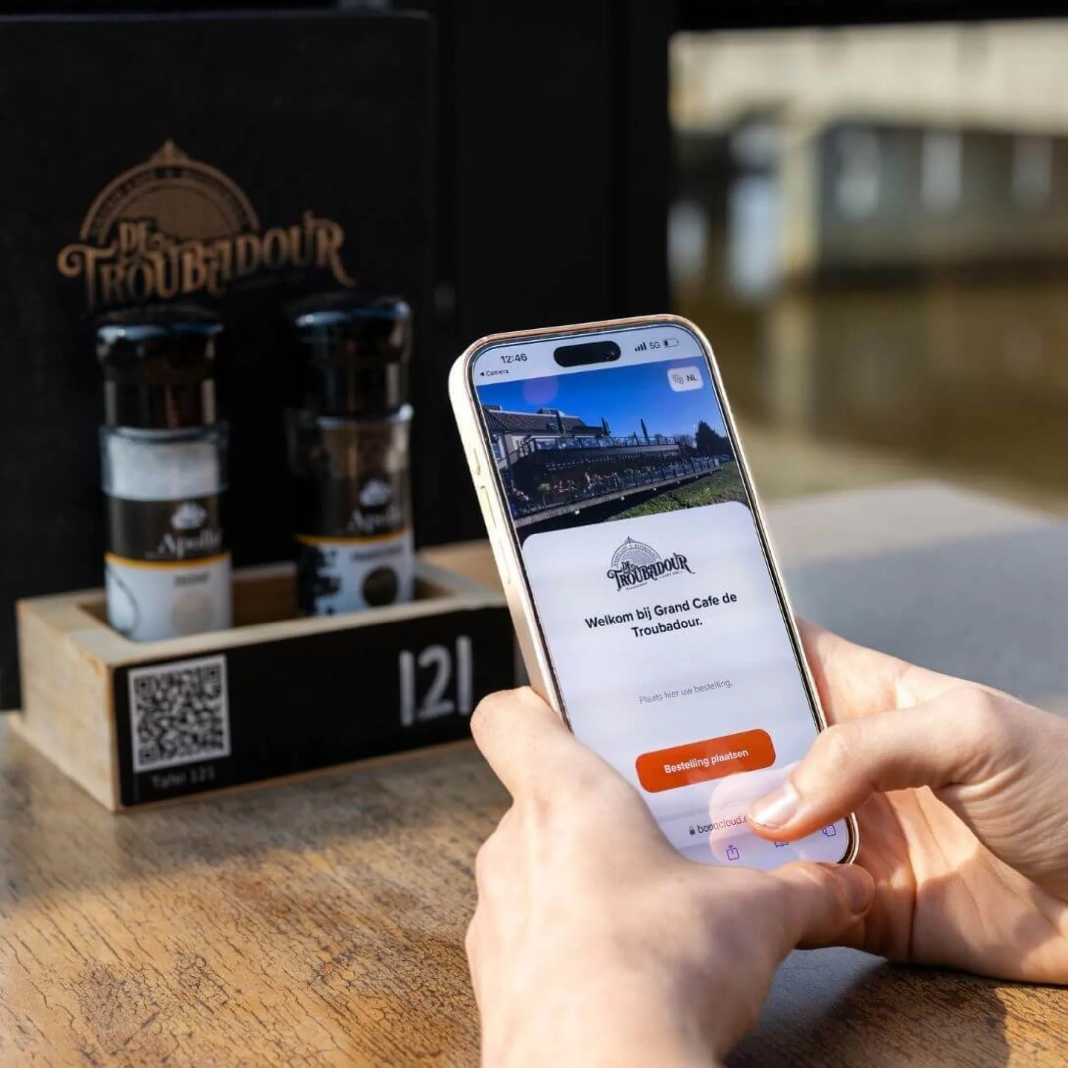 Betalen horeca qr code restaurant