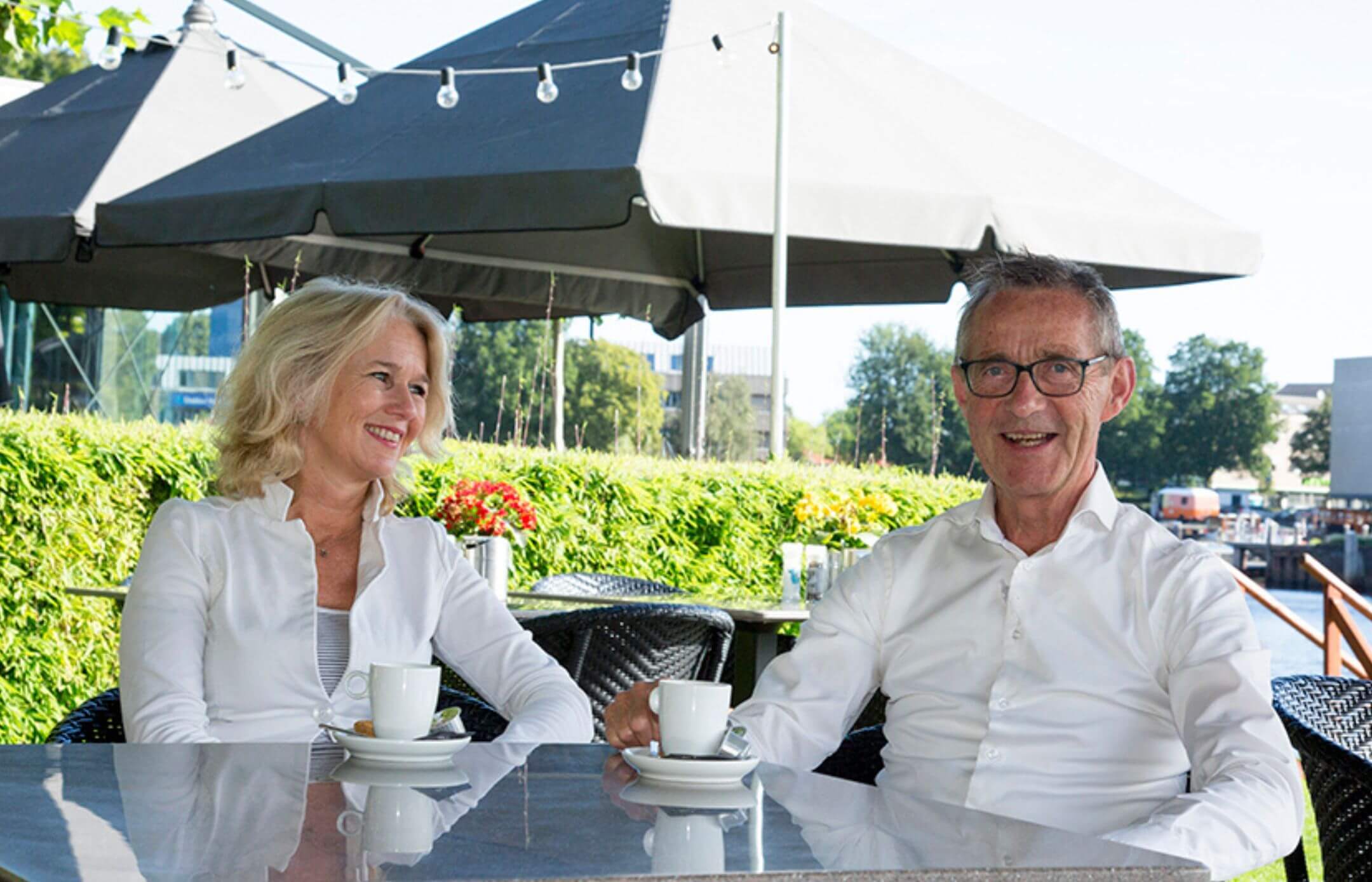 Ton en Helga Kolman van Brasserie De Hofvlietvilla